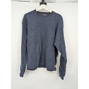 American Eagle Outfitters Long Sleeve Pullover Blue Wool Sweater Cold Weather XL